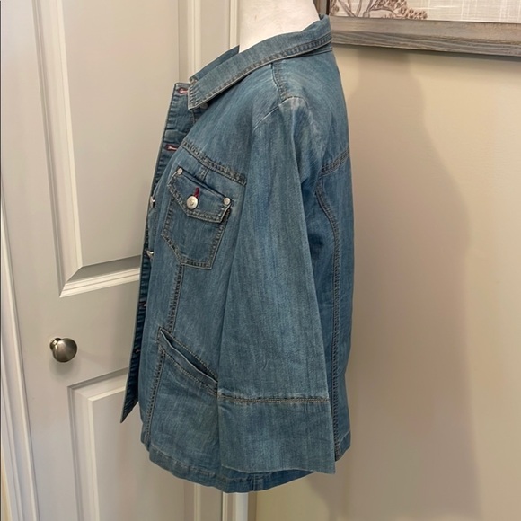 Motto Blue Jean Jacket Relaxed Fit Medium EUC - Picture 7 of 12